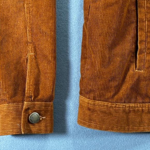 Natural Reflections Bass Pro Shops Corduroy Faux Fur Lined Jacket Brown GUC Larg - Picture 5 of 10